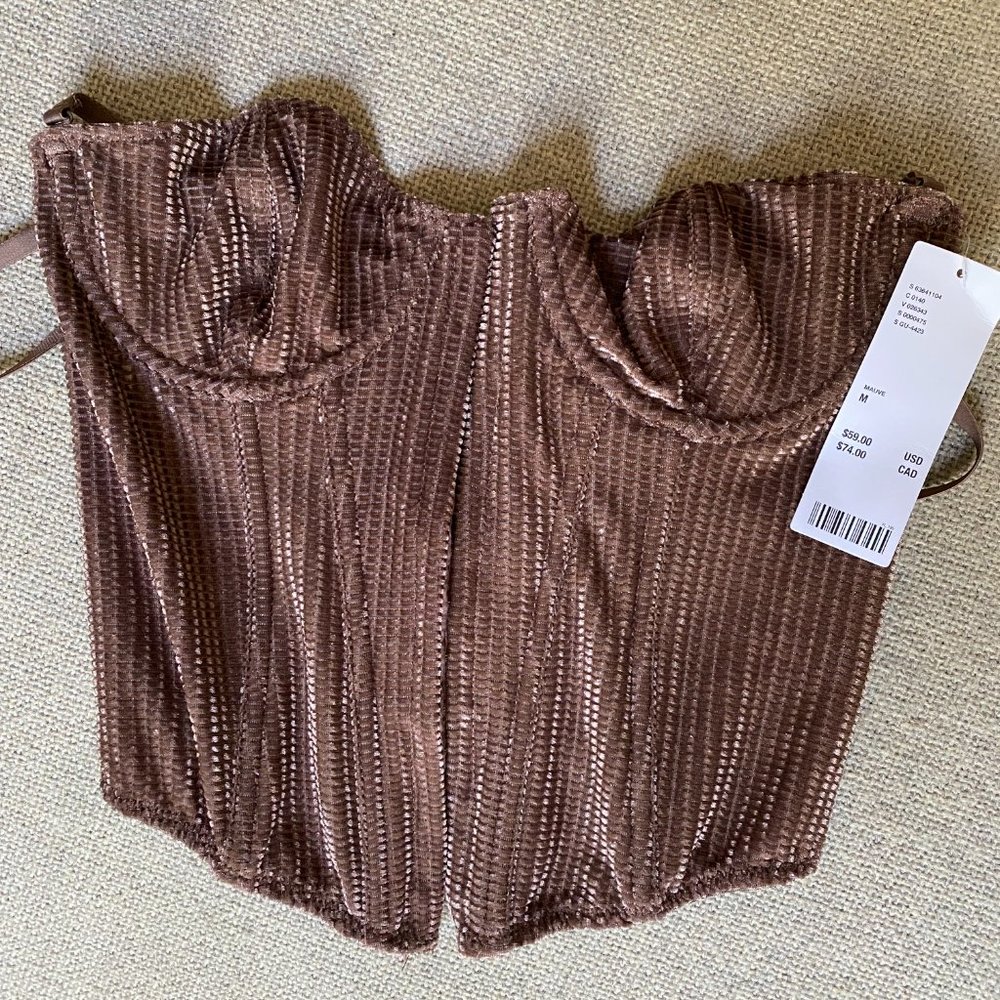 Urban Outfitters Velvet Corset - M - Picture 3 of 3